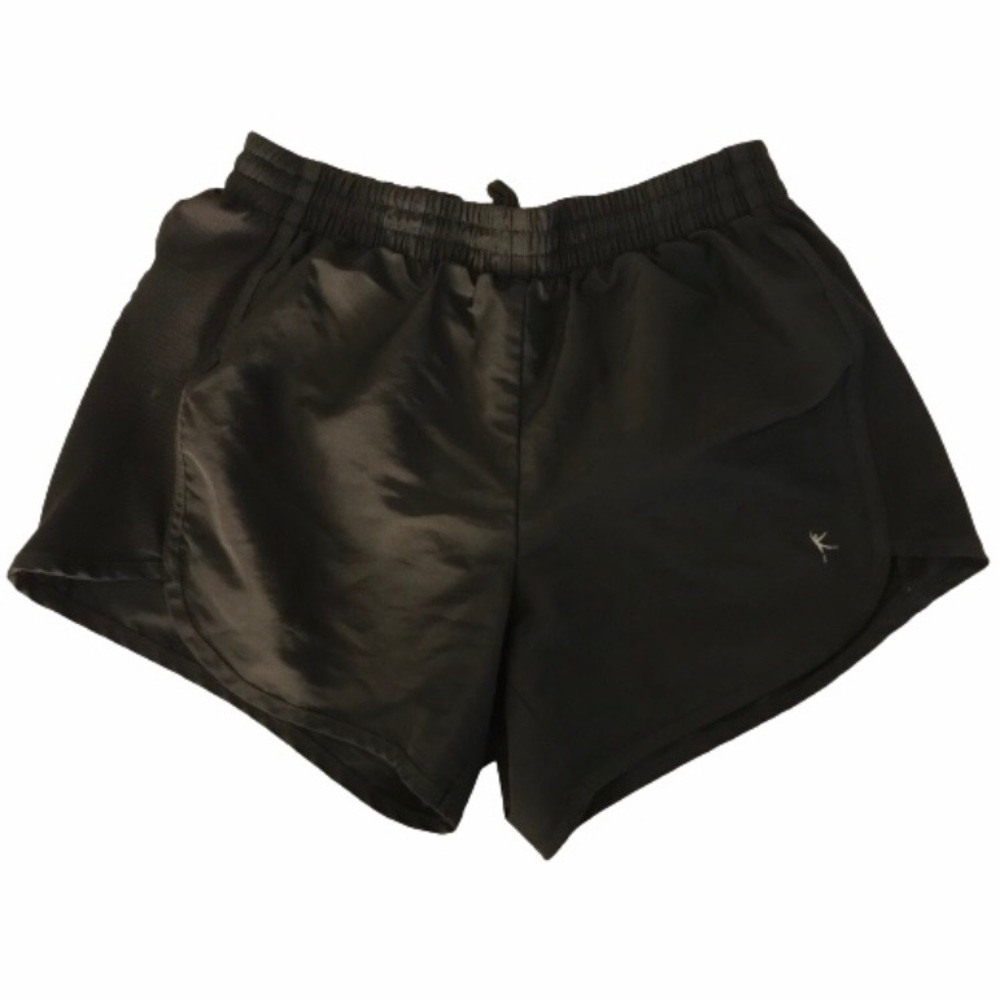 Black running shorts